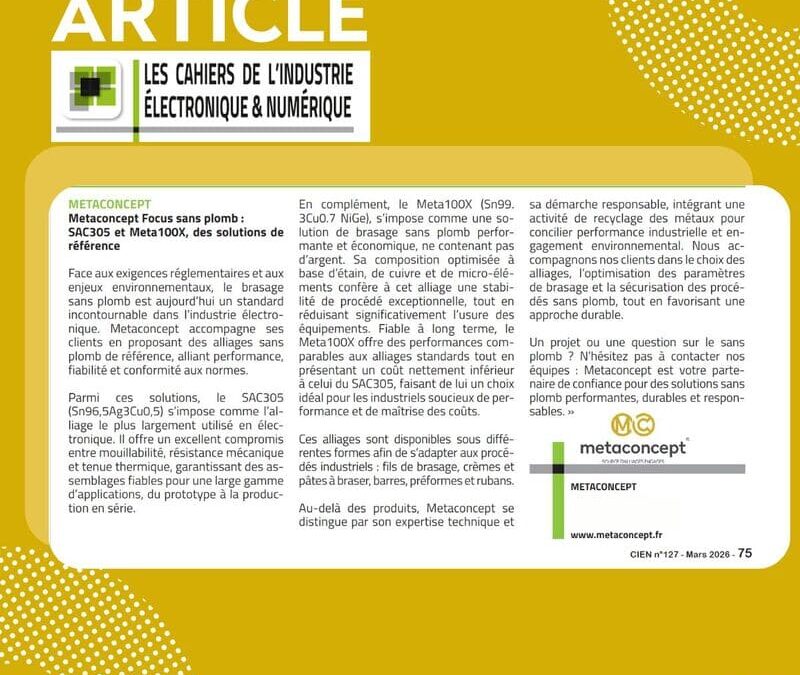 Metaconcept à l&rsquo;honneur dans la presse spécialisée