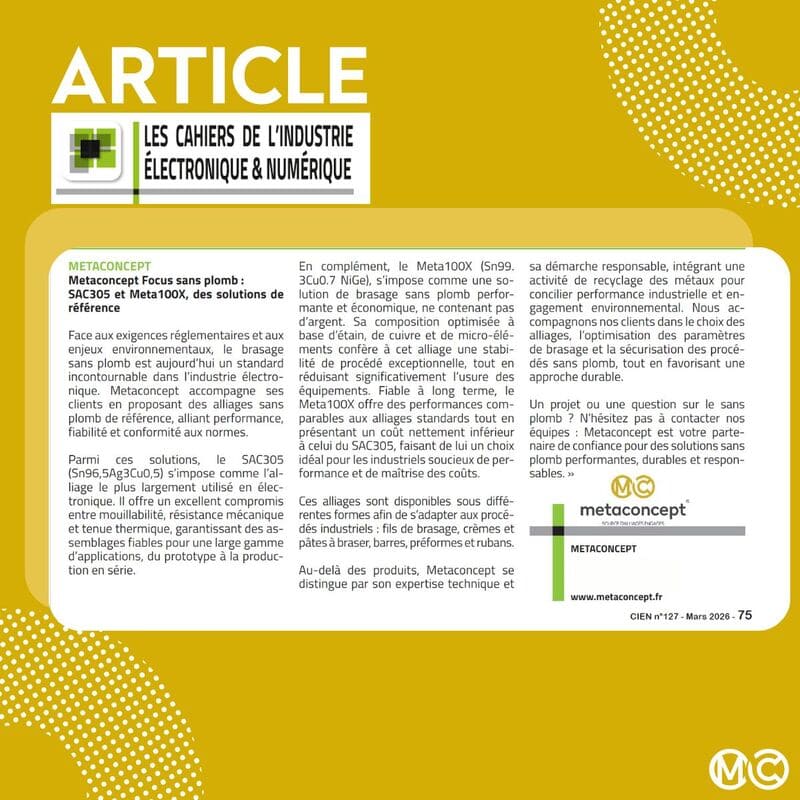 Metaconcept à l'honneur dans la presse spécialisée