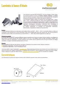 Fournisseur d'étain pour les artisans et l'industrie - Metaconcept