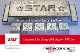 Plaquette - Alliages antifriction STAR