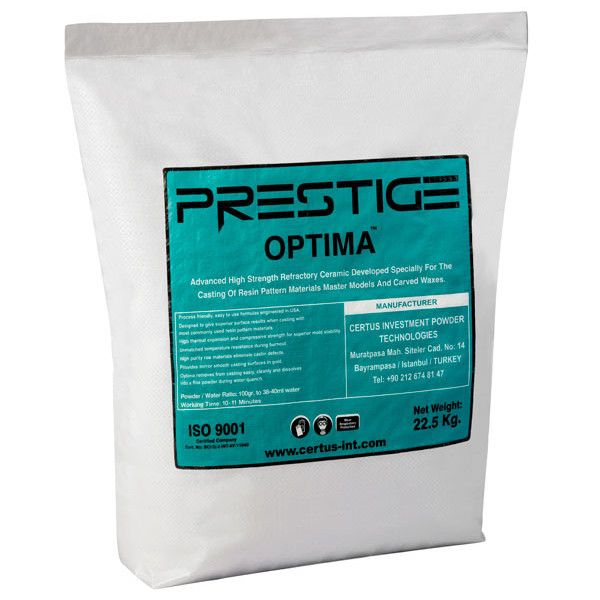 Poudre de moulage pour fonte à cire perdue - Revêtements Prestige OPTIMA